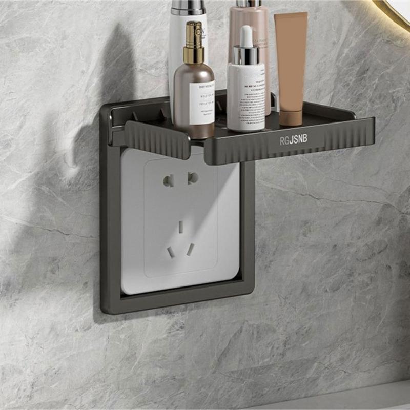 Practical Mobile Phone Stand Mount Convenient Phone Holder Wall Stand Mount Phone Charger Socket Support