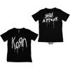 Korn Ladies Slim Fit T-Shirt: Still A Freak (Back Print) OFFICIAL NEW