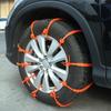 40pcs Winter Emergency Tire Chains Cable Zip Tie  Design Anti-Slip and Wear-Resistant Tire Chains Winter Traction Tire Belt