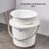 Thickened Plastic Multi-Purpose Bucket with Lid