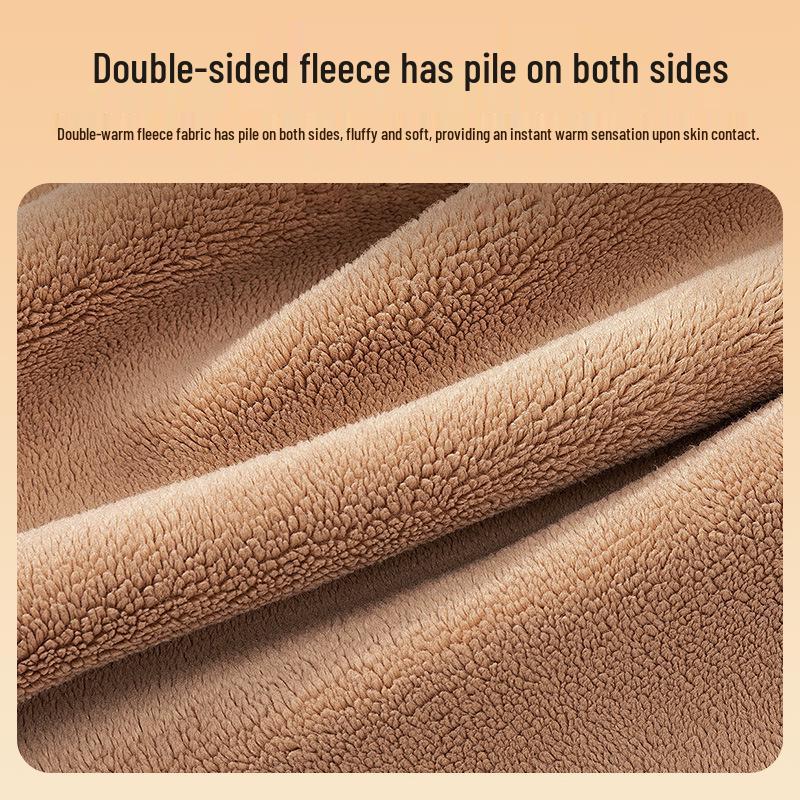 Double-Sided Fleece Knee Warmers: Velvet Thickening for Heat Storage and Cold Protection