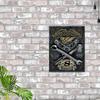 Mechanics Mteal Tin Sign - Nostalgic Vintage Metal Poster Tin Signs For Man Woman, Quotes Plaque Wall Decor
