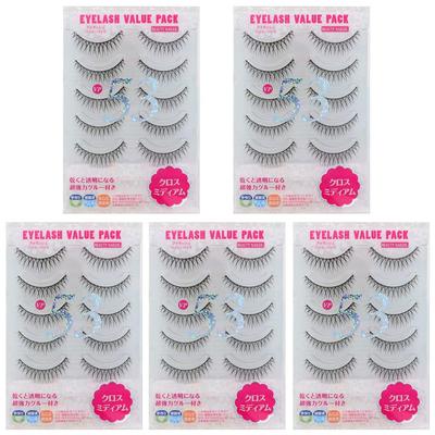 Eyelash Value Pack Set 5-piece (Cross Medium) VP-53x5