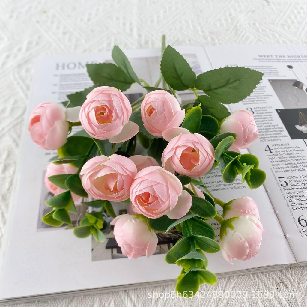 Direct Sales Of 15 Small Linglong Small Tea Bags, Simulated Flowers, Home Decoration, Wedding Photography, Camping Decoration