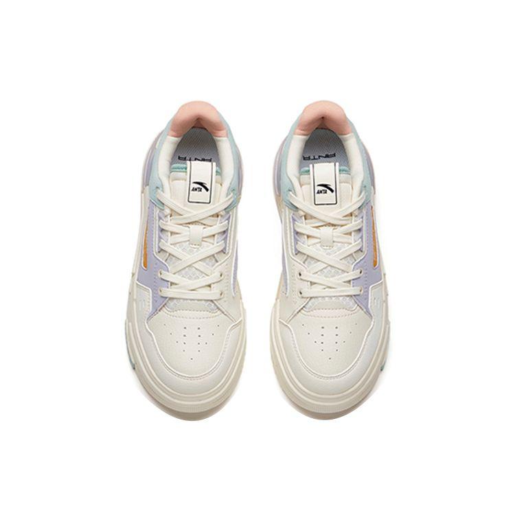 Anta Casual Versatile Low-Top Sneakers Women Sneakers White Gray Green 922138061-4