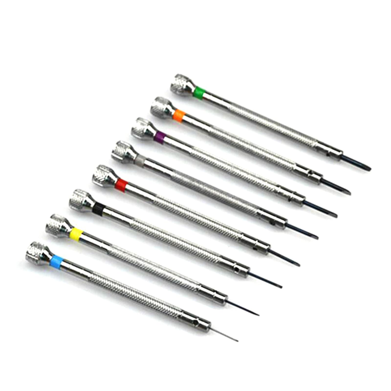 

13PCS/Set 0.6-2.0mm Slotted Cross Screwdriver Set Professional Watchmakers Watch Repair Screwdrivers Tool Kit Dropshipping United States