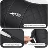 For KIA Car Neck Pillow Leather Lumbar Support Backrest Headrest Cushion Rio K5 K2 Sportage Niro Soul Stonic Picanto Sorento