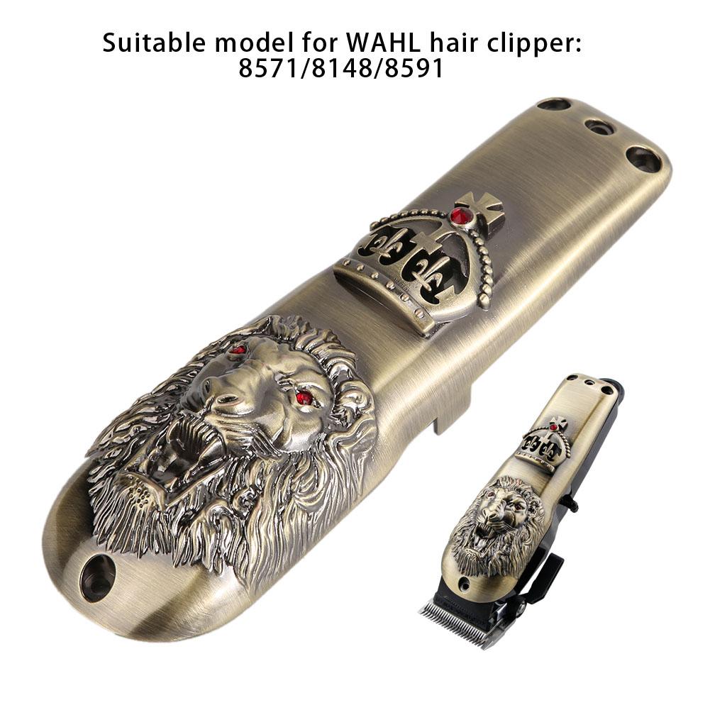 Professional Hair Clipper Front Cover Electric Hair Cutter Trimmer Sheel Protective Casing for WAHLAnimal Head Copper Color