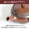 Japanese-made Banko Ware Teapot [Enhances the Second Infusion / 370ml] with Bottom Mesh Tea Strainer, Akane Ware, Suitable for 2 People, Red, Kitsusak