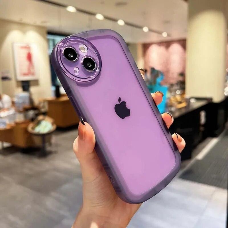 Suitable for iPhone 13 12 11 14 15 Pro Max XS XR X 14 Pro 11 Transparent Drop Protection Case 7 8 Plus Soft Case New