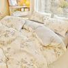 3/4pcs/set 100% Cotton Floral Pattern Duvet Cover Set with Pillowcase Sheet Home Twin Single Queen Size Boys Girls Bedding Sets