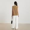 Gejin Women's Mid-Length Solid Vest Jacket
