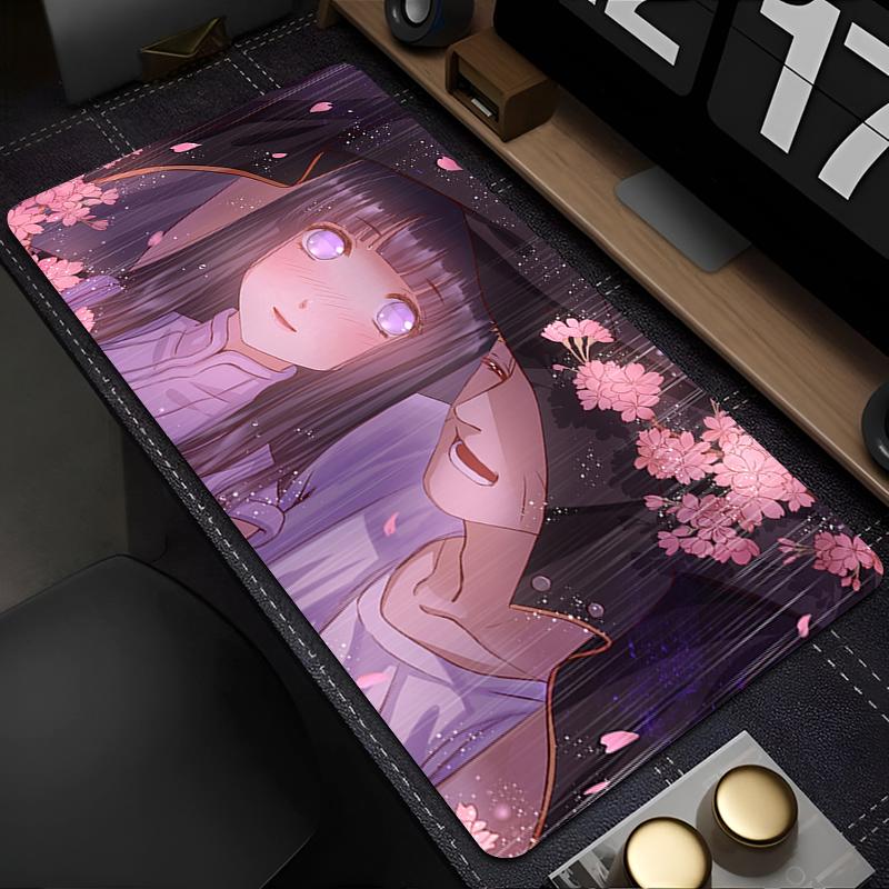 Mouse Pad Naruto Hyuuga Hinata Professional eSports Players Speed Rubber Game Extended Desk Mat PC Mousepad Keyboard Mat
