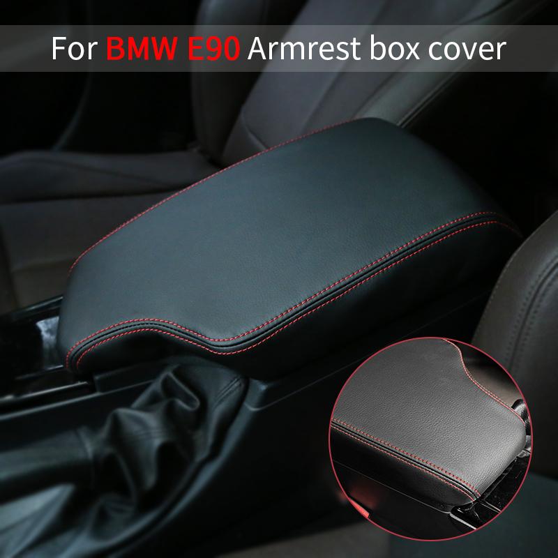 For BMW F30 F31 Accessories 3 4 Series F34 F35 F32 F36 F80 F82 F83 2013-2019 Center Armrest Console Box Leather Cover Trim