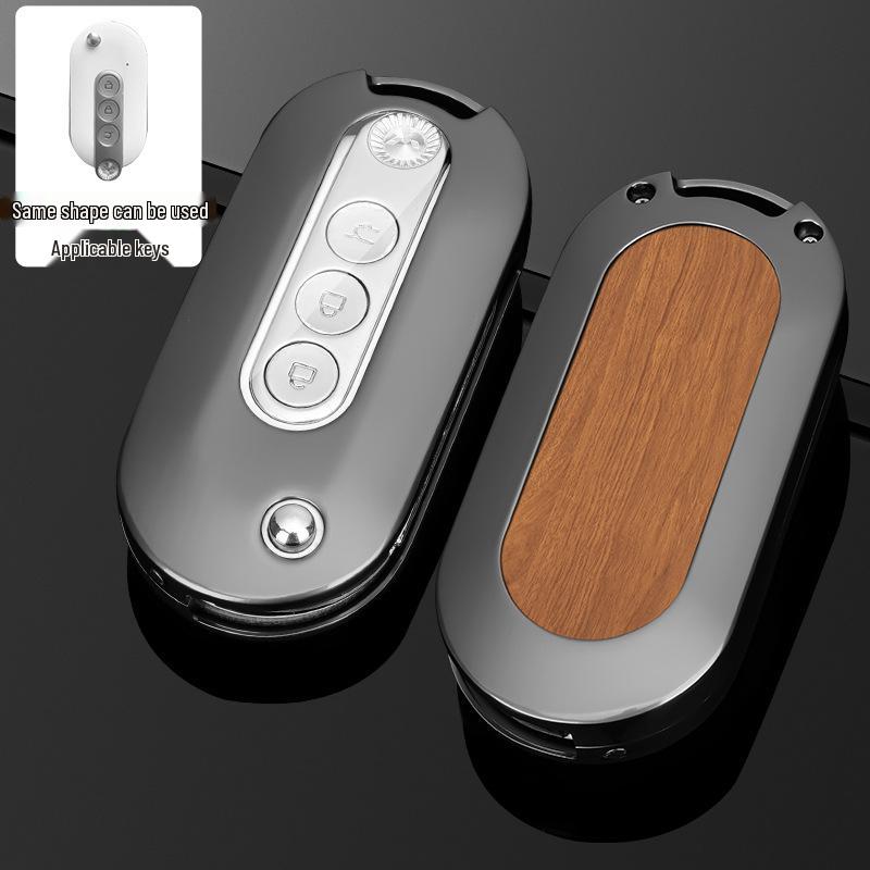 Capa de Chave Transparente Inspirada no Gameboy para Wuling Hongguang MiniEV Macaron