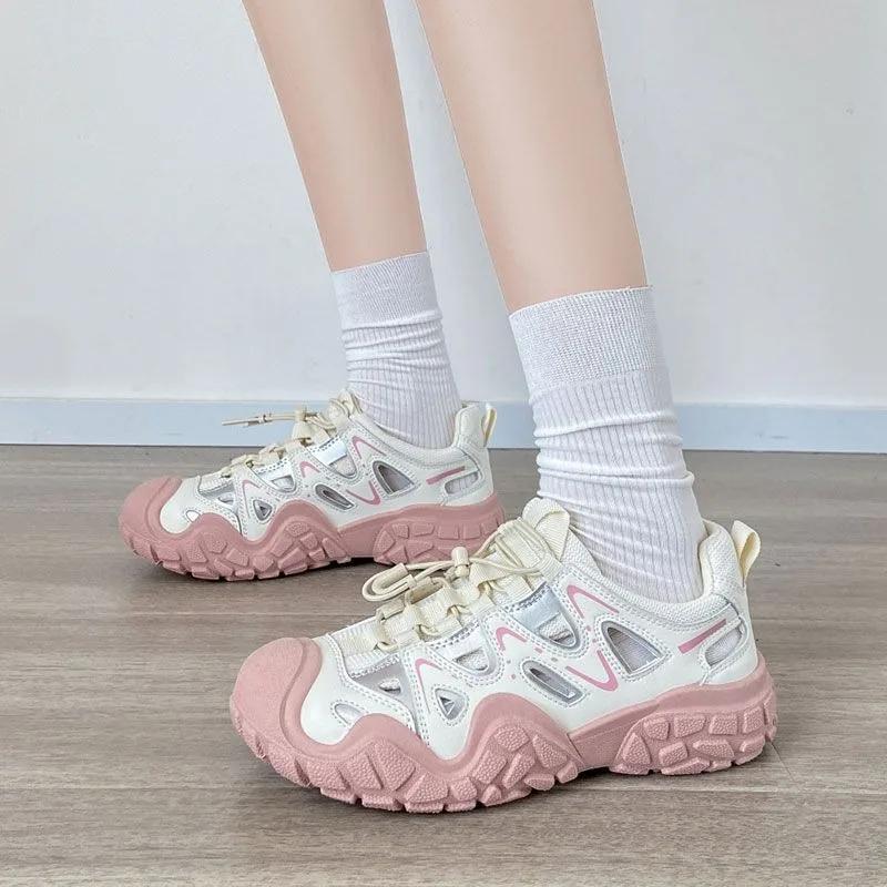 Fashion 2024 hot selling women's fashionable casual sports shoes, breathable and comfortable casual shoes, outdoor jogging sports shoes