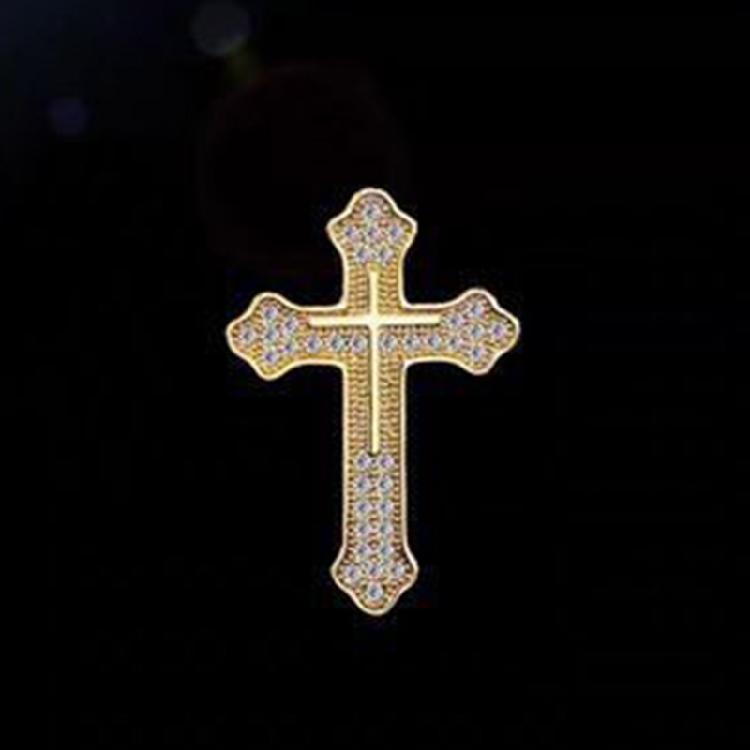 Creative Men's Crosses Suit Pin Sophisticated Men's Suit Brooch Accessory Crosses Lapel Pin For Special Event