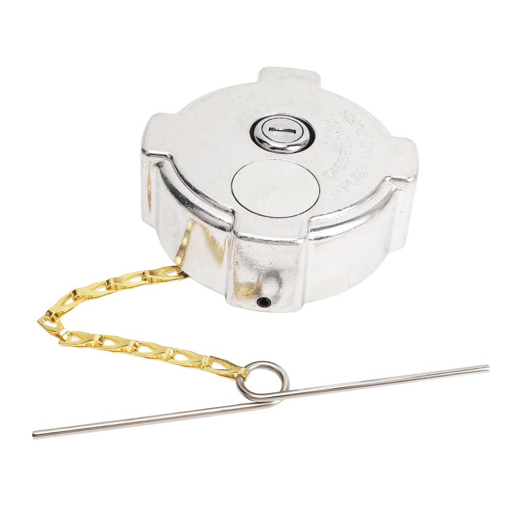Aluminum Locking Diesel Fuel Cap With Keys 03?37017?002 Replacement for Freightliner Cascadia