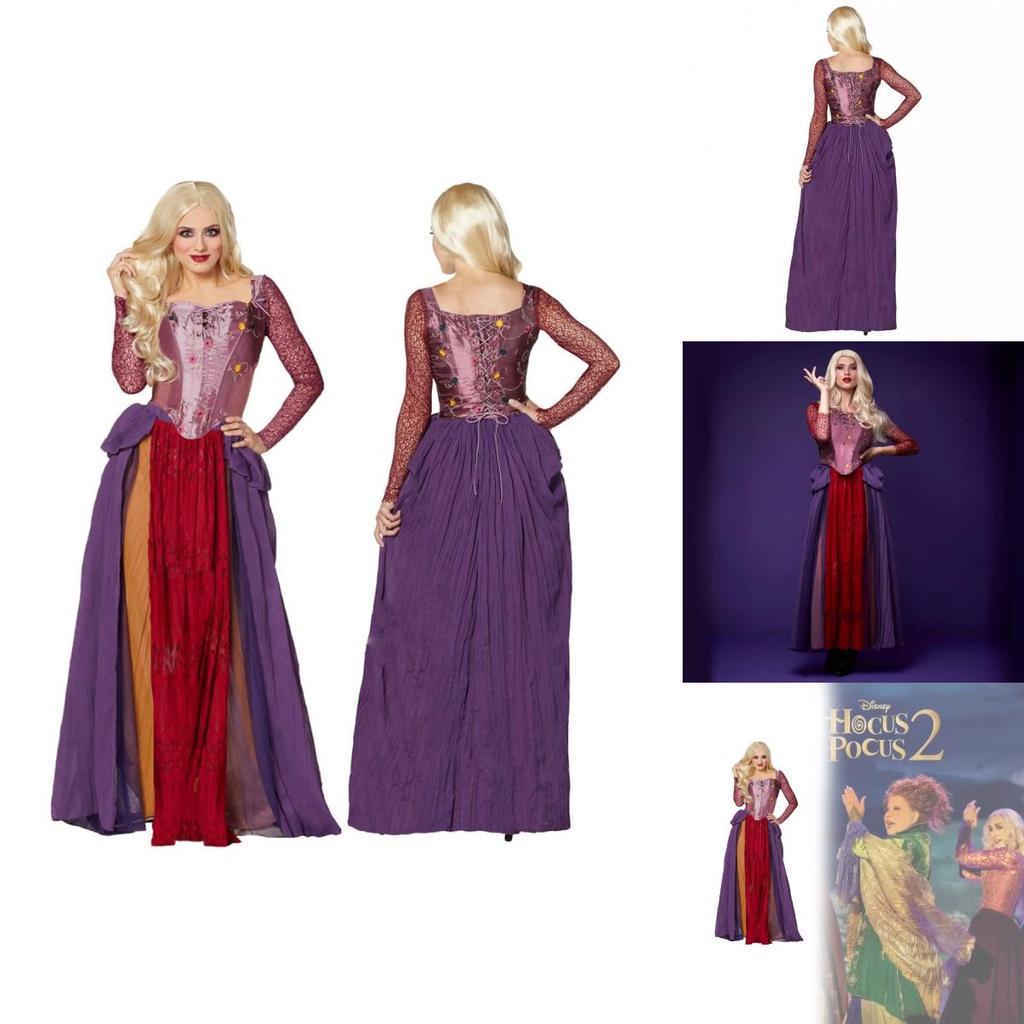 Hocus Pocus Cosplay Costume For Women With Spandex Fabric For Stage Performance