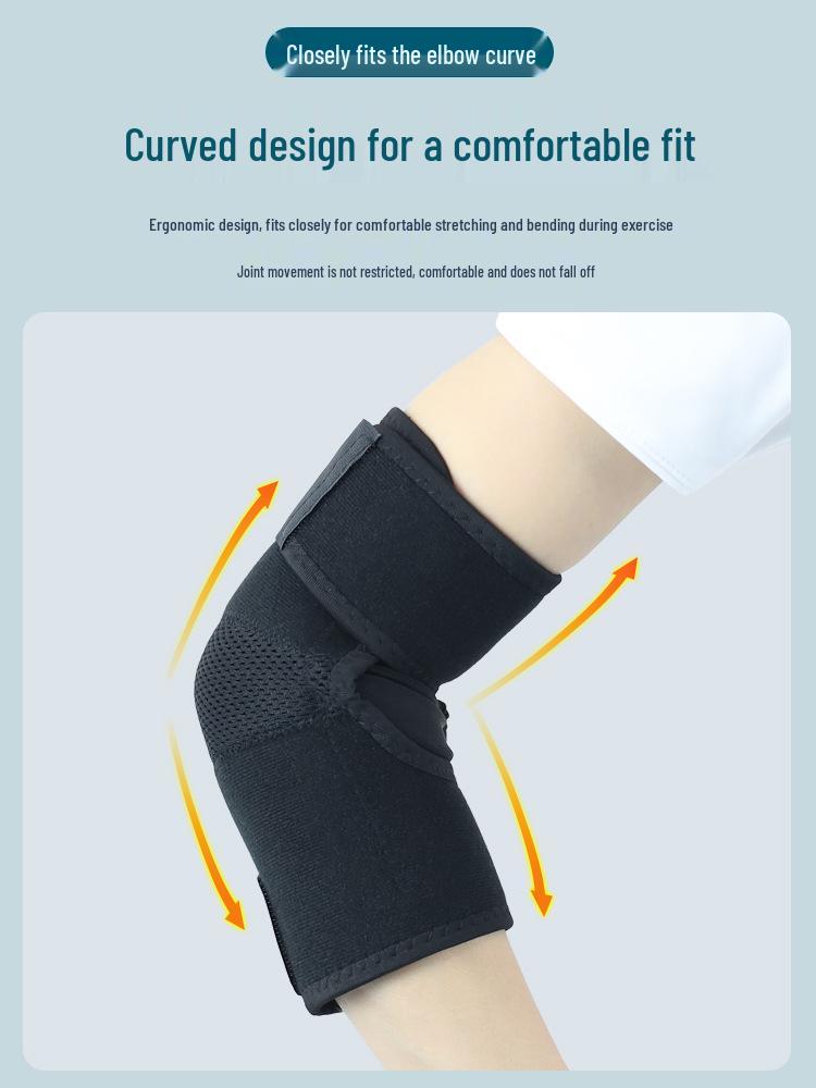 Unisex Sports Elbow Pads: Breathable Protective Sleeves for Fitness and Badminton, Provide Joint Support and Warmth