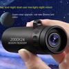 Monocular Black HD Telescope: High Magnification, Portable Dual-use, Mini Outdoor Mobile Phone Compatible