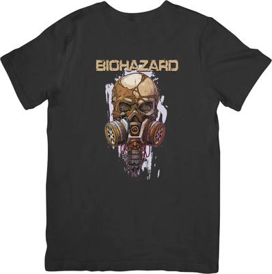 Biohazard Music Unisex-Passform für Männer & Frauen Qualitäts-Baumwoll-T-Shirt Schwarz