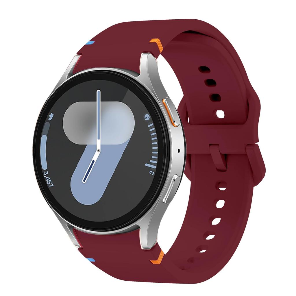 Nowy Oryginalny Silikonowy Pasek do Samsung Watch 7 6 5 Pro 44mm 40mm 45mm Sportowa Bransoleta do Galaxy Watch 6Classic 43mm 47mm Pasek