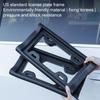 Tag Frame For License Plate Number Plate Frames With Screws Washers Caps Car Tag Frame Car Accessories For Front And Rear Car