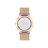 Officially Licensed COACH Women's Perry Watch 14503924, 36mm Rose Gold Case with Purple SIG C Embellishing Dial and Leather Strap