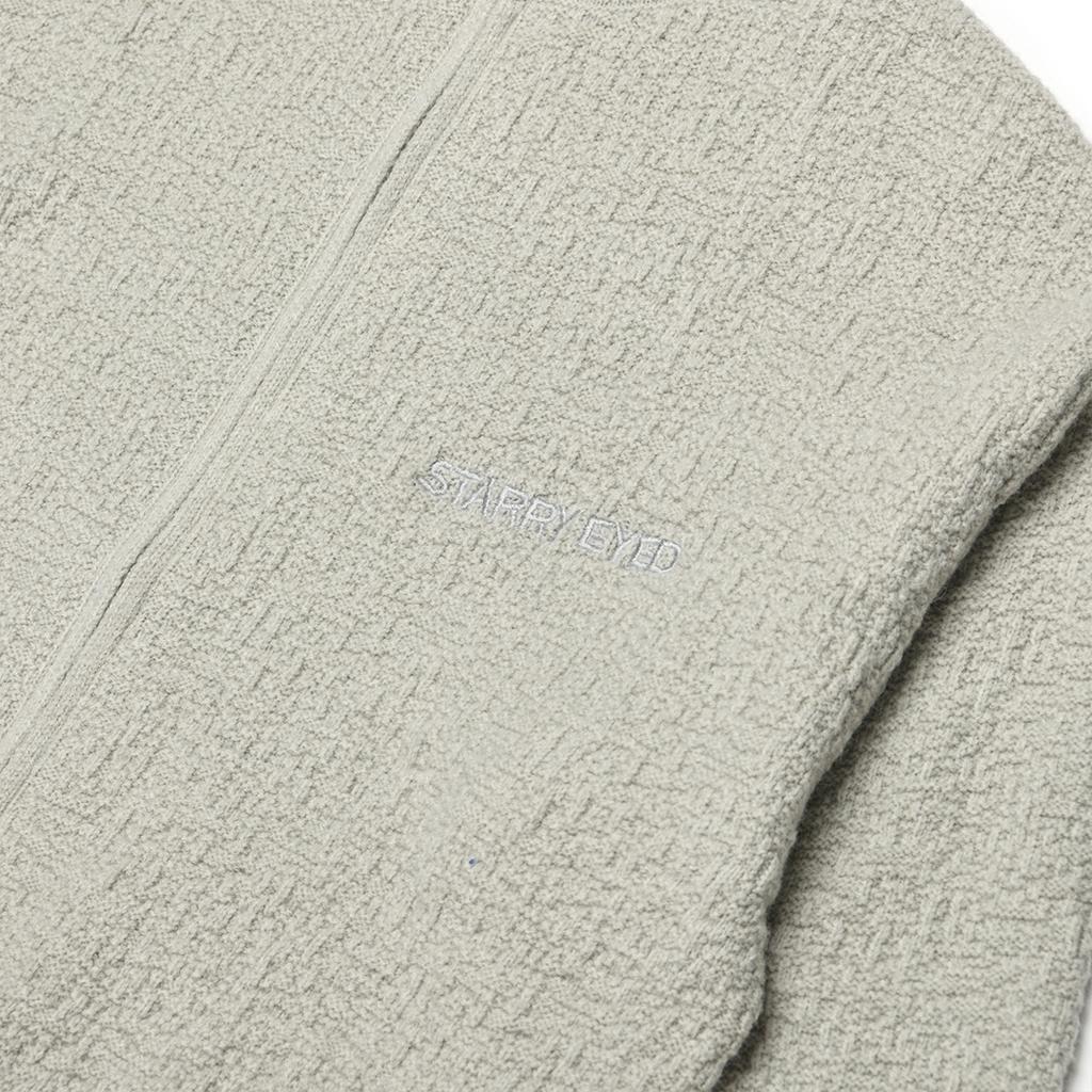 Starryeyed Boucle Two-Way Zip-Up Knit (Gray)