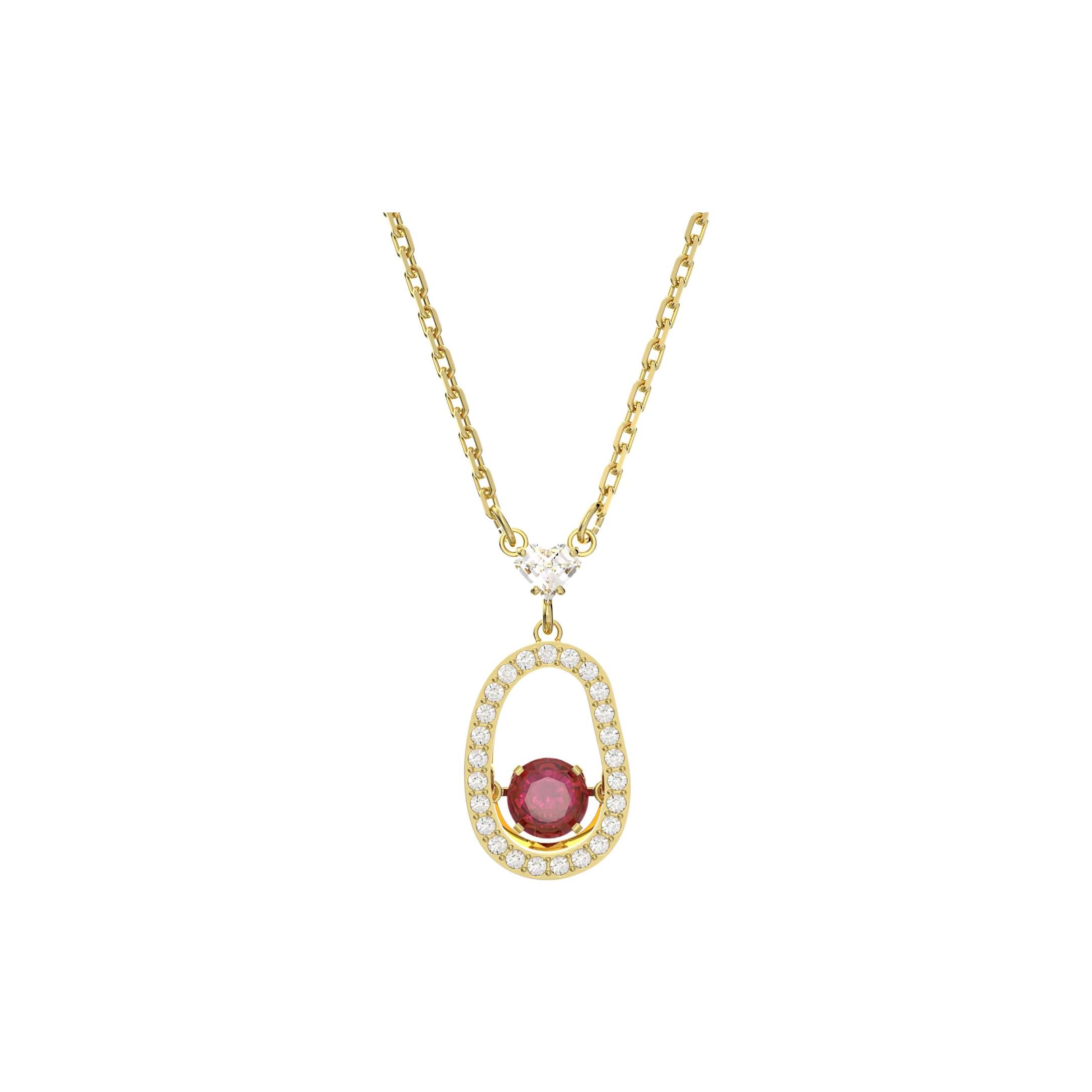 Swarovski Cariti Pendant Necklace Women necklace Gold 5634709 Red