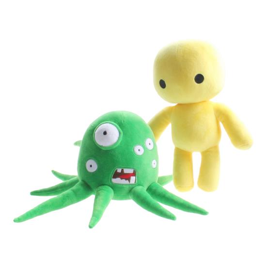 Wobbly Life Plush Toy Cartoon Octopus Character Stuffed Animal Soft PP Cotton Doll for Kids And Game Fans