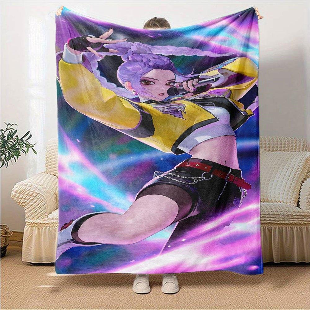 1pc hunter x (23) Blanket Soft Warm Throw for Home, Office, Travel All Season Cozy Bedding Gift, Office Cozy AccessoryB2