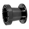 3inch Universal Car Steering Wheel Hub Aluminum Spacer Steering Wheel Hub Adapter Kit (Black)