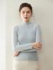 Autumn 2026 Pure Cashmere Ladies' Solid Half-High Neck Pullover Sweater: Versatile Base Layer