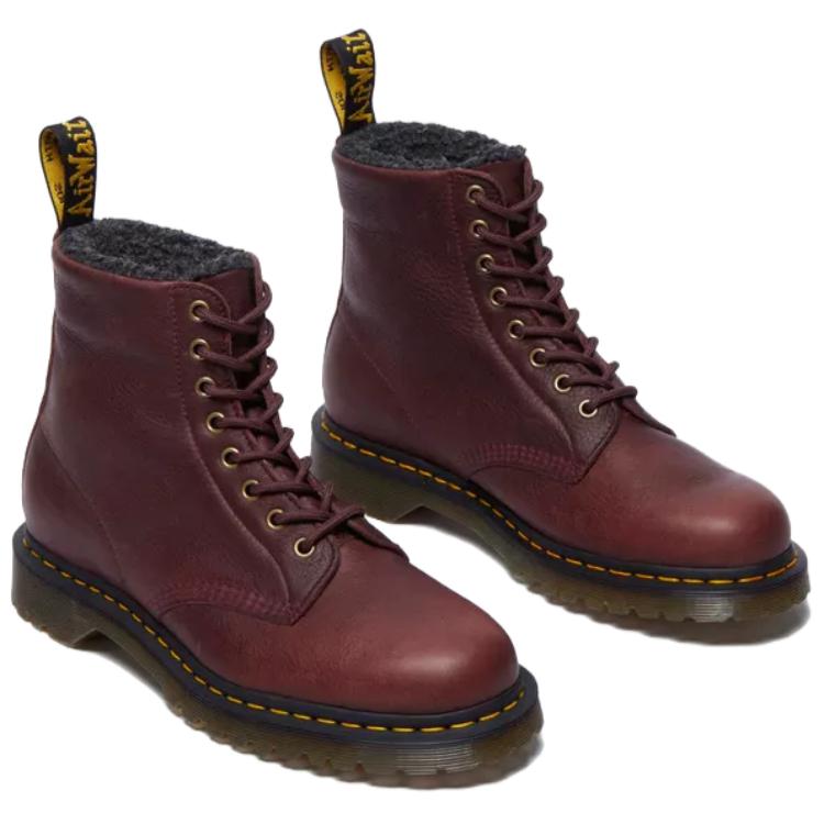Dr. Martens 1460 Leather Comfortable Fashion Short Boots Unisex Boots Red 31873600
