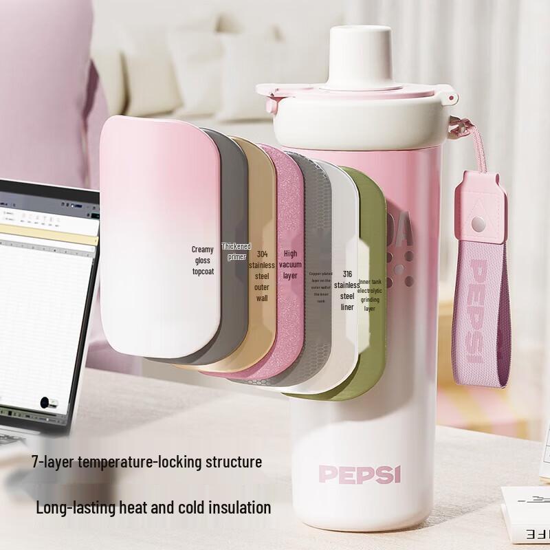 Pepsi 316 Stainless Steel Insulated Sports Water Bottle 750ml