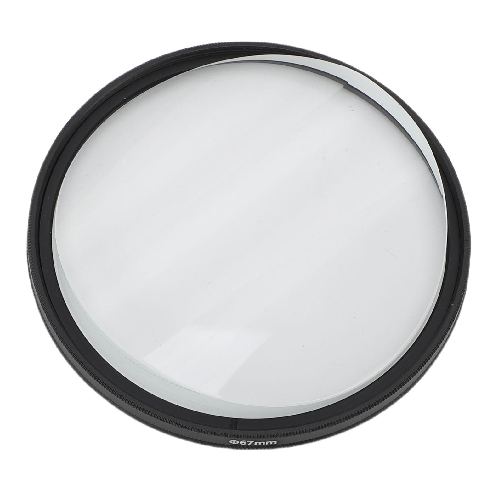 

67MM Center Field Motion Filter Multi Resist Coating Water Proof Non Slip Textured Camera Lens