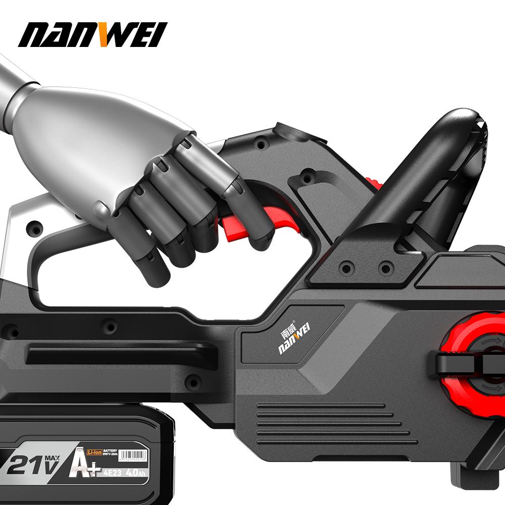 NANWEI 12-inch electric chain saw with 2000W brushless motor