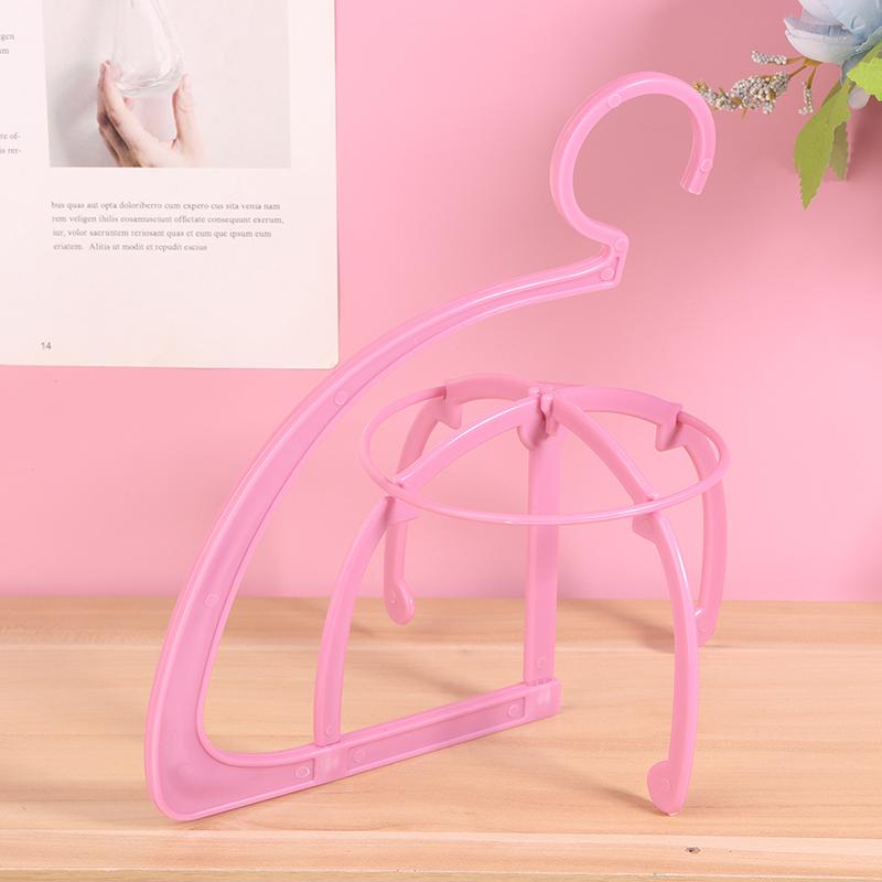 High Quality Wig Stands Plastic Hat Display Wig Stand Holders For Hair Extension Wigs Black Purple Wig Hanger Stand Holder