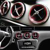 Set Car Front Center Sider AC Air Vent Cover Decoration For Benz A B CLA GLA 14