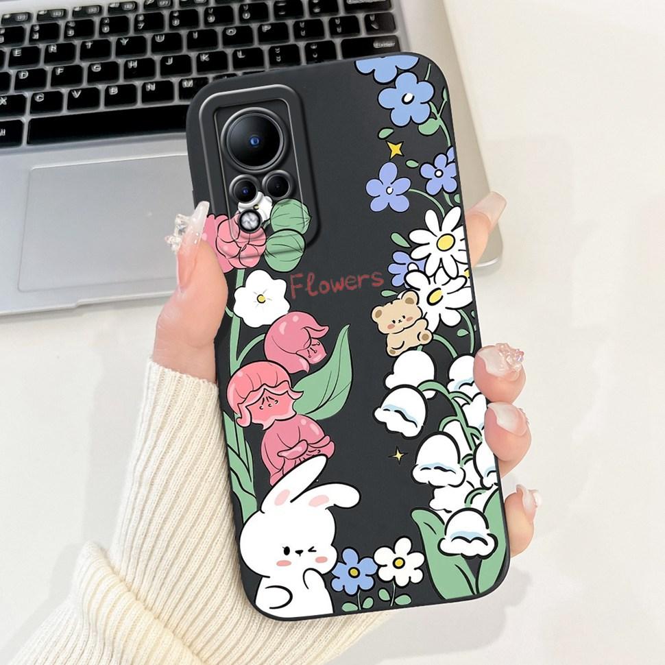 For Infinix Note 11 Case Lovely Cartoon Animal ShockProof Back Cover For Infinix Note 11 Note11 Fundas X663 X663B Phone Shell