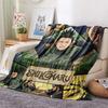 1PC Naruto Patterned Flannel Blanket Suitable For All Seasons For Home Decor Warmth And Comfort Gifts Holiday Present