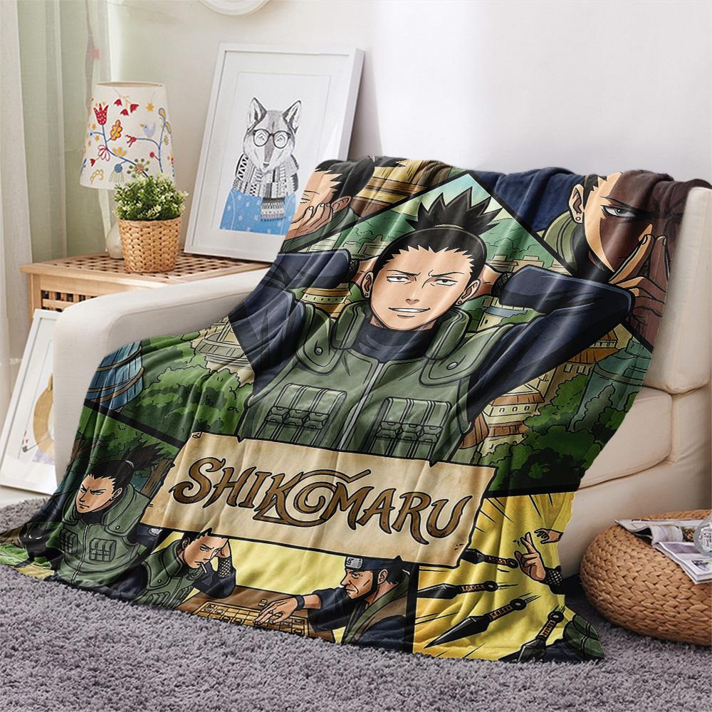 1PC Naruto Patterned Flannel Blanket Suitable For All Seasons For Home Decor Warmth And Comfort Gifts Holiday Present