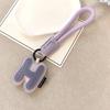 Exquisite Leather Keychain: 26 English Letters - Simple Couple Style Bag Charm, Ideal Small Gift