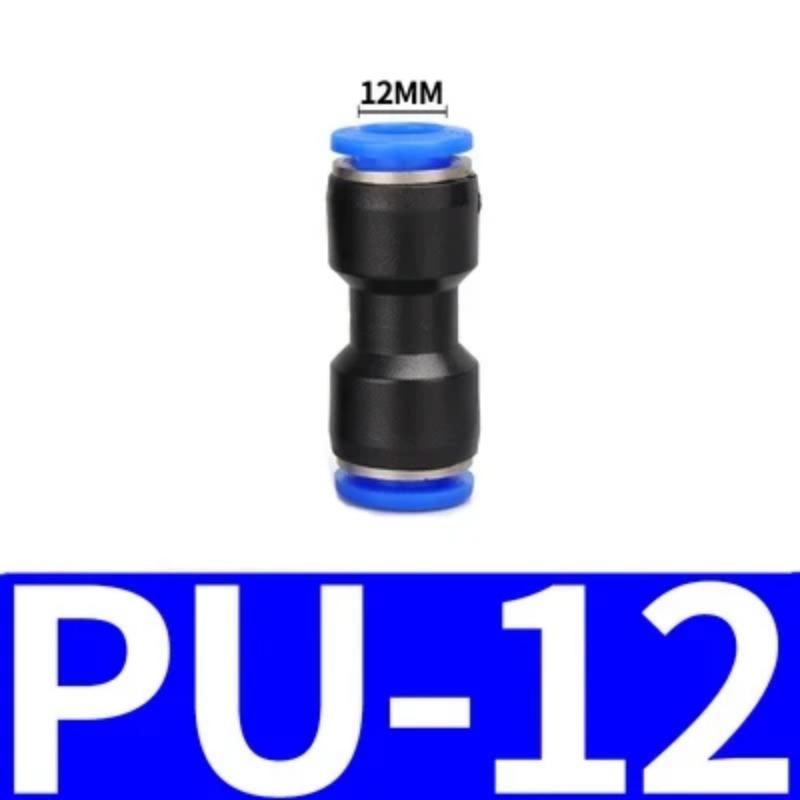 1PC PU PG Pneumatický rychlospojka Plastová hadice Vzduchová trubka 4 6 8mm 10mm 12mm 14mm 16mm Přímá Redukující plyn Rychlé připojení