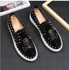 Fashion Brand Design Men Rivet Board Shoes Luxury Round Toe Low Top Spikes Loafer Male Casual Comfortable Sneakers Zapatillas De Hombre