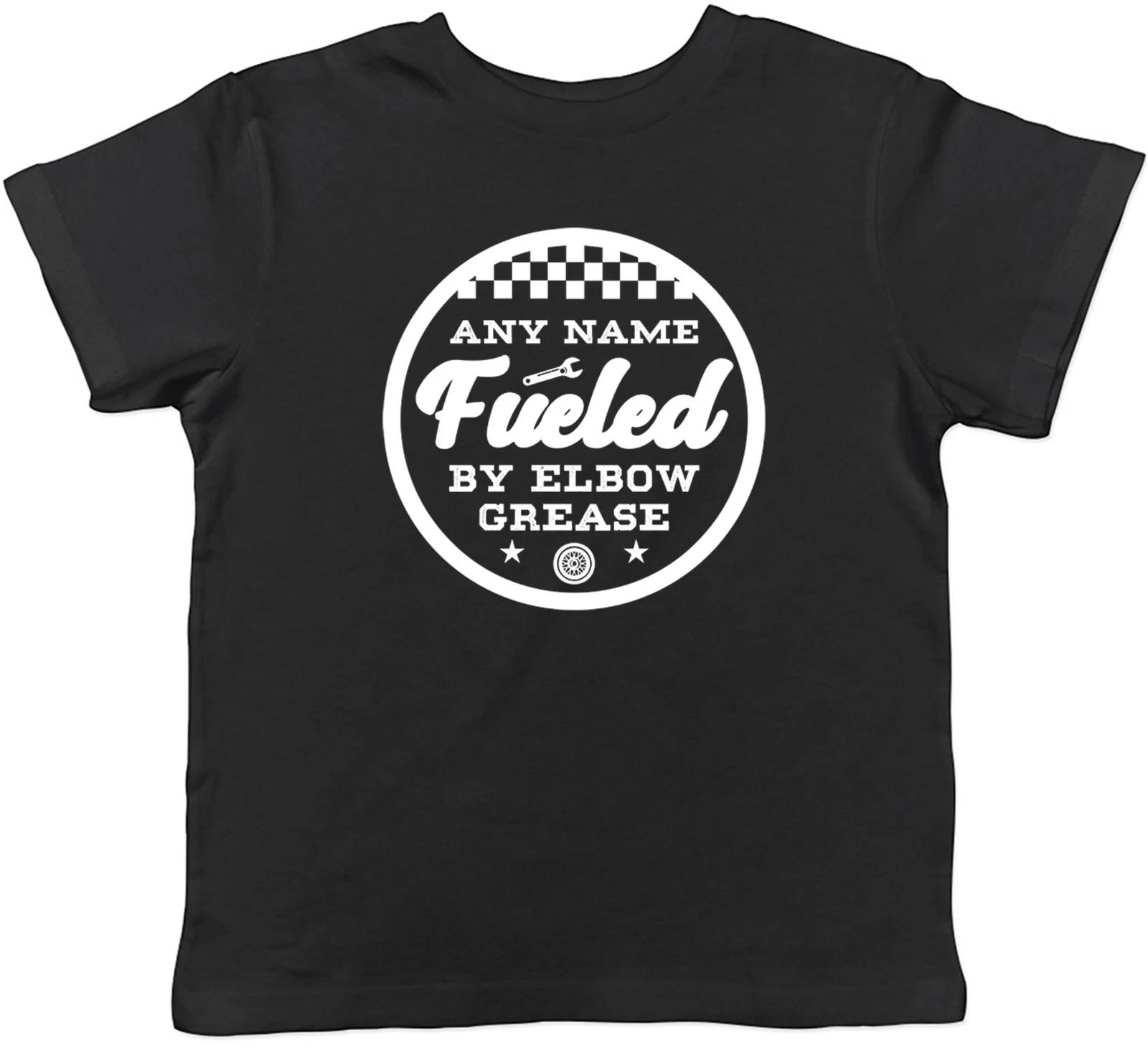Personalised Mechanic Elbow Grease Kids T-Shirt Boys Girls Gift 120