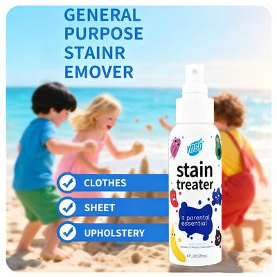Stain Treater Spray 4oz Stain Remover - Newborn & Baby Essentials - No Dry Cleaning Food, Grease, Coffee Off Laundry, Underwear