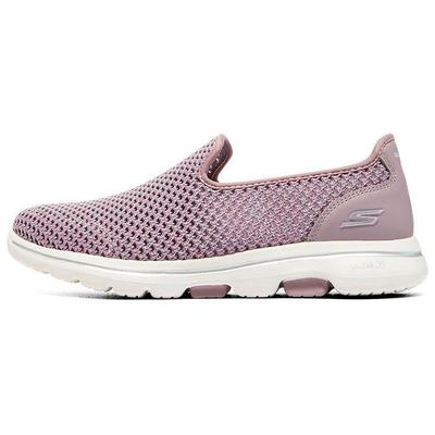 Go Walk 5 Tygsport Låga Livsstilsskor Dam sneakers Rosa 124163-MVE